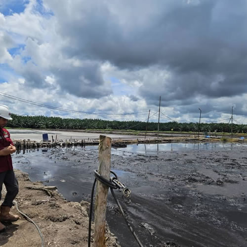 Tim Ahli PT Aqua Jaya Sumber: Mengunjungi Pabrik Kelapa Sawit di salah satu Pabrik yang berada di Kapuas pada tanggal 5 Maret 2024