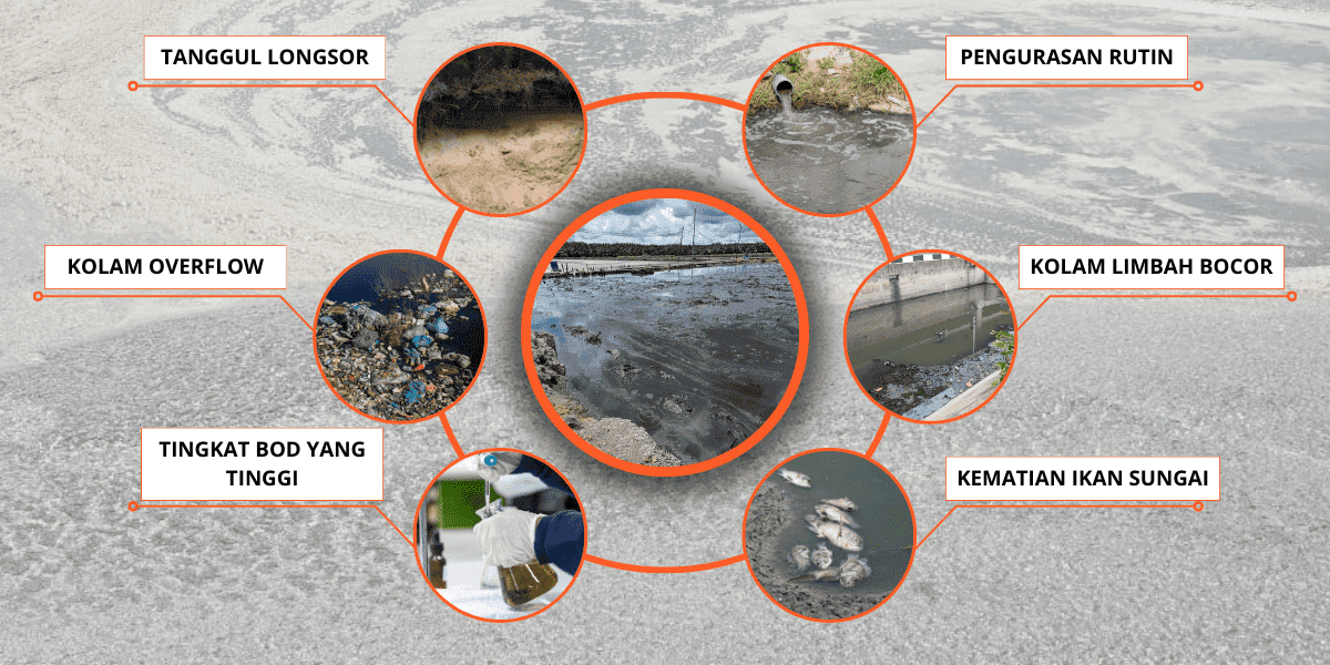 pengolahan limbah cair pabrik kelapa sawit PT Aqua Jaya Sumber